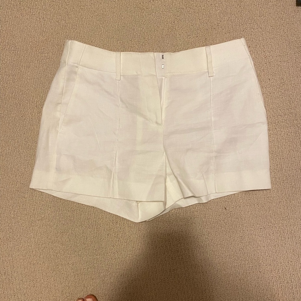 J.Crew linen shorts size 6 white